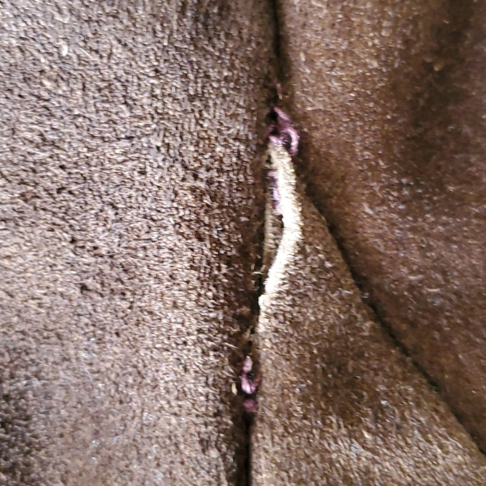 Rare Genuine Leather Made in Argentina Vintage Suede Coat with WPL# - Picture 10 of 15